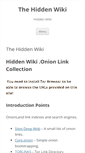 Mobile Screenshot of hidden-wiki.net